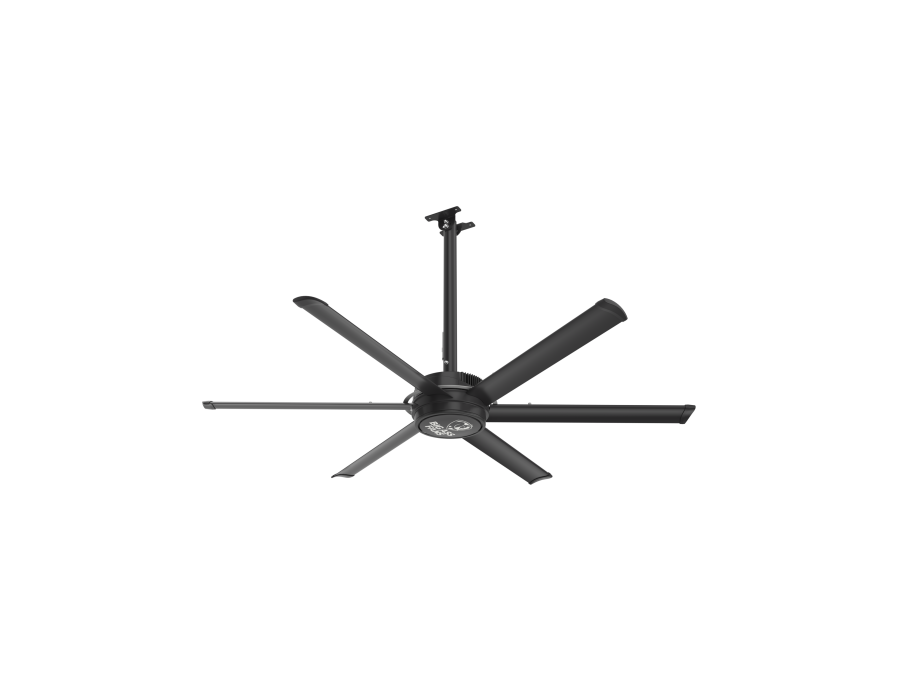 E7- Fan Kit in Black, 7 ft