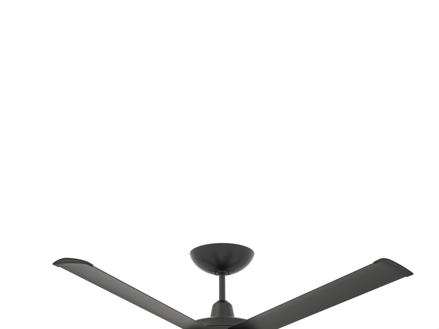 Haiku/es6 Downrod Options-es6-Black-7 in 7-10 ft Sloped or Flat Ceilings