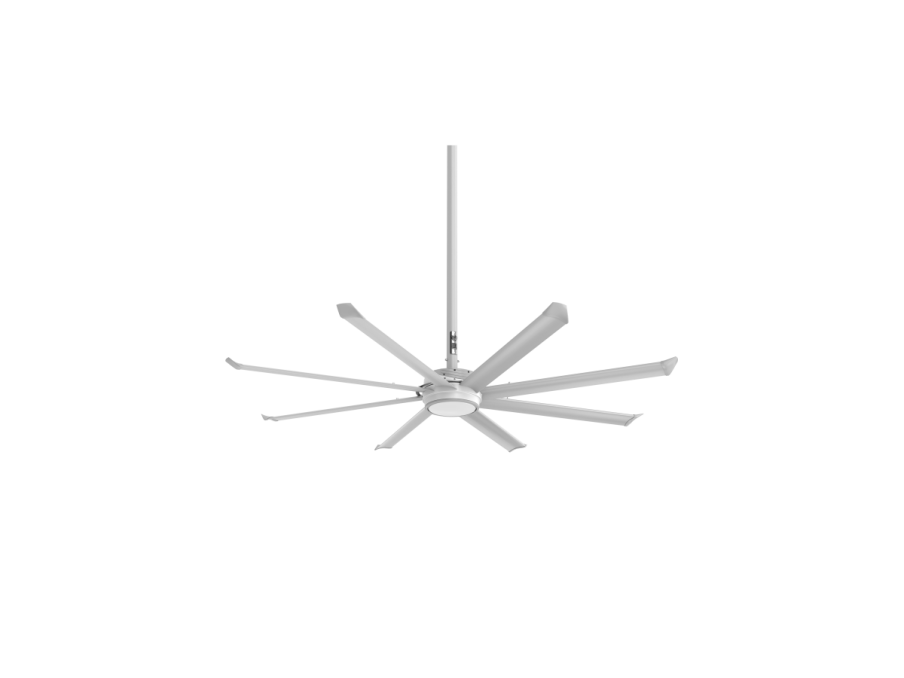 Essence Ceiling Fan-8 ft-Silver-White