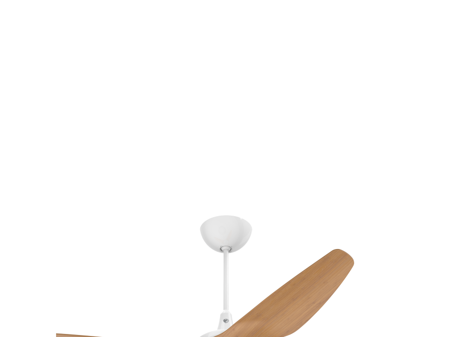 Haiku/es6 Downrod Options-Haiku-White-7 in 7-10 ft Sloped or Flat Ceilings
