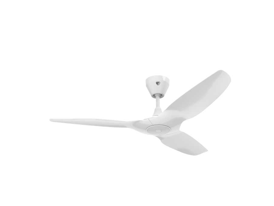 Haiku L, 52", Universal Mount, Wet - Haiku White, Hybrid Resin Airfoils - Haiku White, WiFi, LED